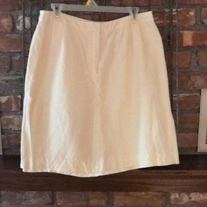 Lined skirt light peach